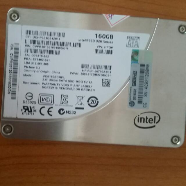 Intel Ssd 3 Series 160gb Electronics On Carousell