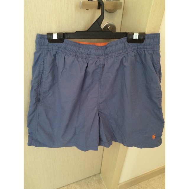 ralph lauren blue swim shorts