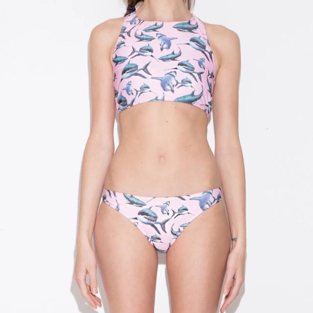 Shark print bikini