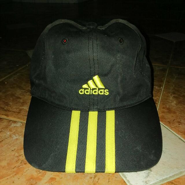 yellow adidas baseball cap