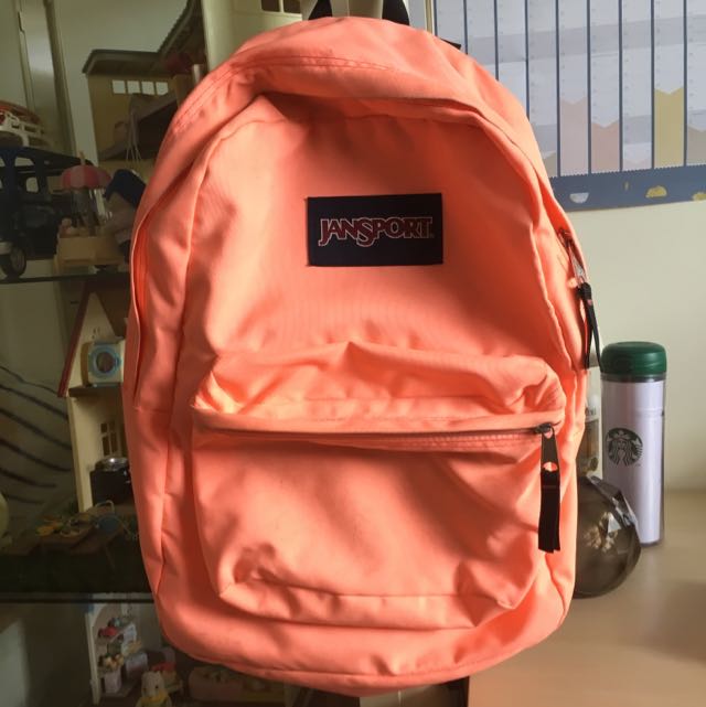 jansport backpack peach