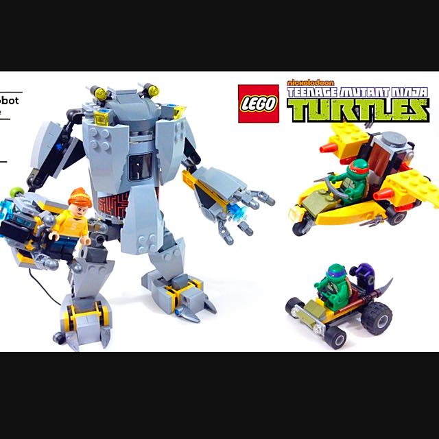 Lego TMNT Baxter Robot Rampage Teenage Mutant Ninja Turtle 79105