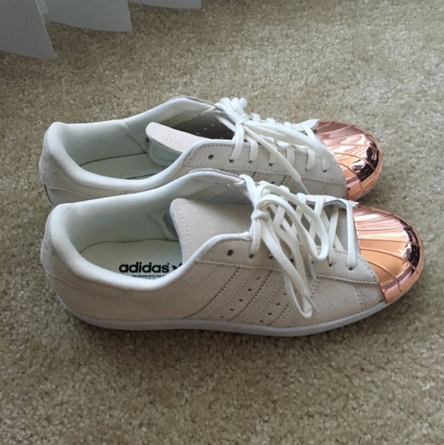 Adidas superstar metal shop toe rose gold 39