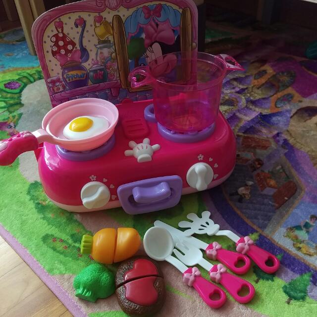 minnie mouse cooking playset