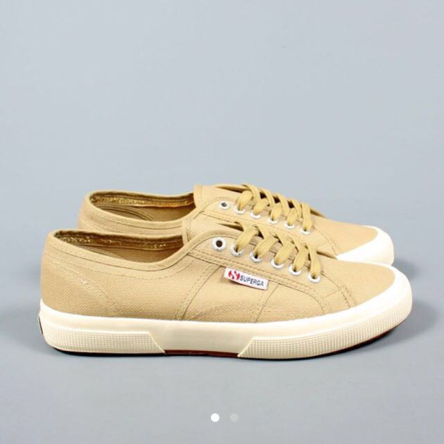 Superga Camel Women s Fashion Footwear Flats on Carousell