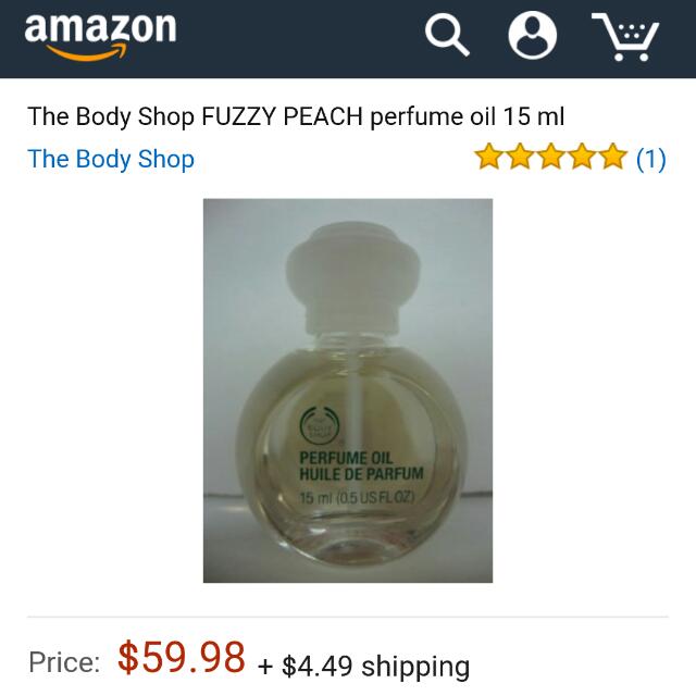fuzzy peach perfume body shop