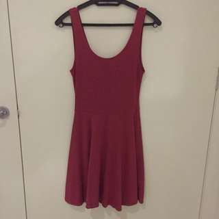 TOPSHOP Red Dress