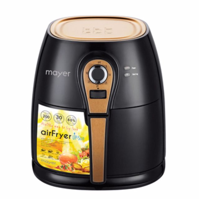 Mayer MMAF50 Air Fryer with Free Frying Basket 3.5L Black, Home