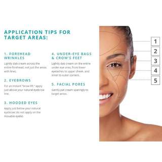 Eyebag and wrinkle reducing cream