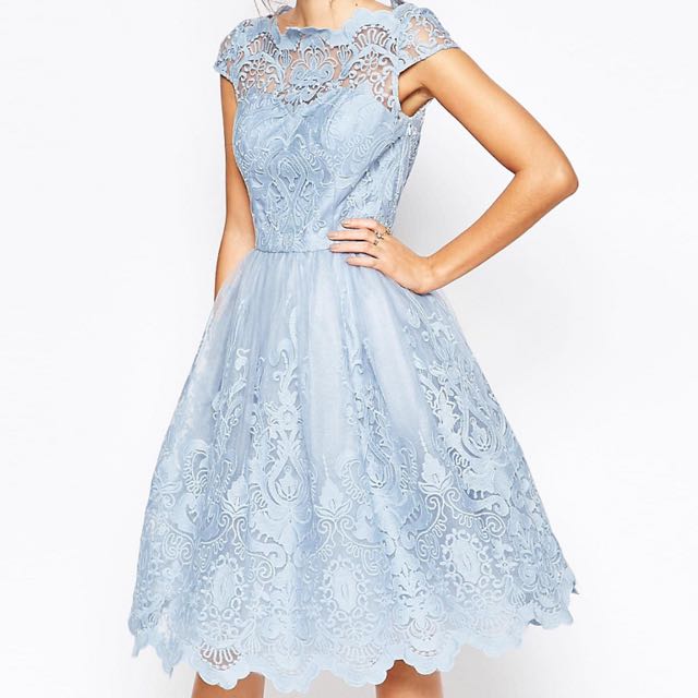 Asos Chi Chi London Premium Lace Midi Dress Brand New Women S Fashion On Carousell