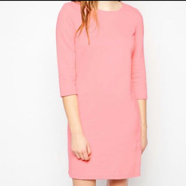 pink shift dress uk