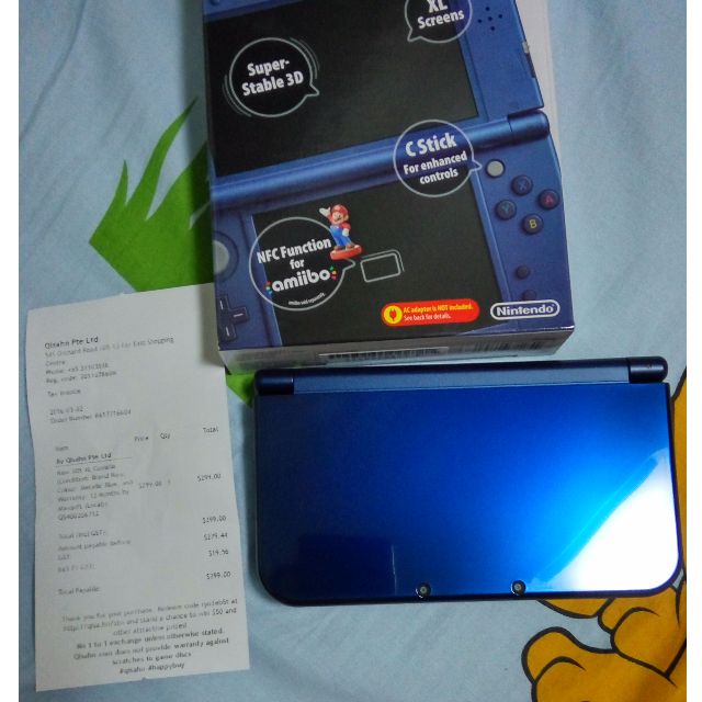 New 3ds Xl Metallic Blue 9 2 Firmware Toys Games On Carousell