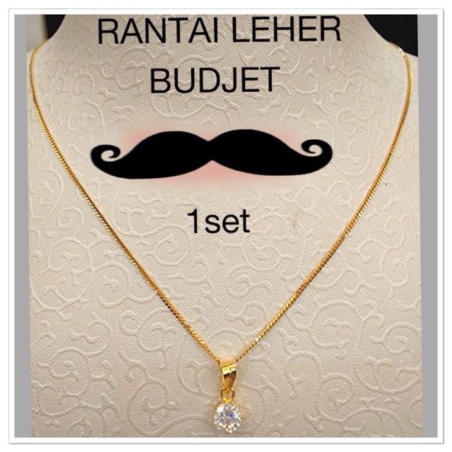 Rantai Leher Bajet Luxury On Carousell
