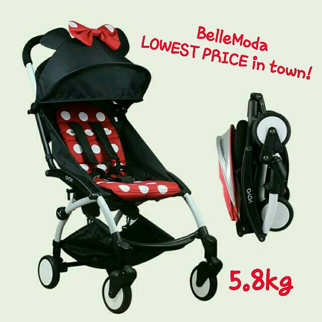 Yoya minnie mouse stroller clearance