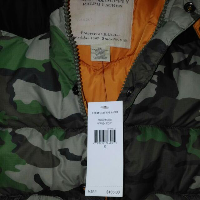 Ralph lauren camo down jacket hotsell