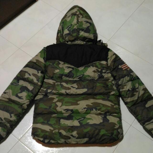 Authentic Denim Supply Ralph Lauren Camo Ripstop Down Jacket