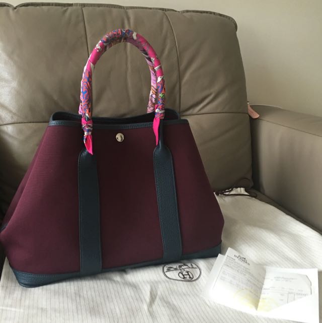 Price Hermes Garden Party 36cm Preloved Luxury On Carousell