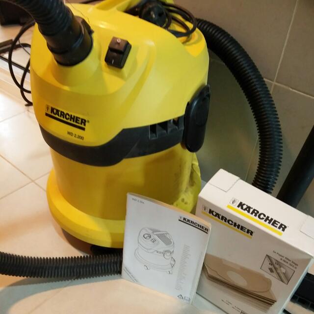 Kärcher WD 2.000-2.399 pölypussi paperi, 5kpl/pkt | Pemic Webshop