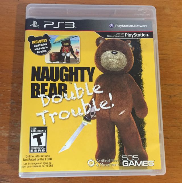 naughty bear double trouble ps3