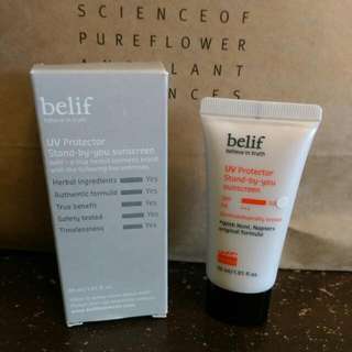 belif  完美守護明亮防曬乳 SPF50/PA+++