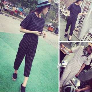 Stripes Overall set