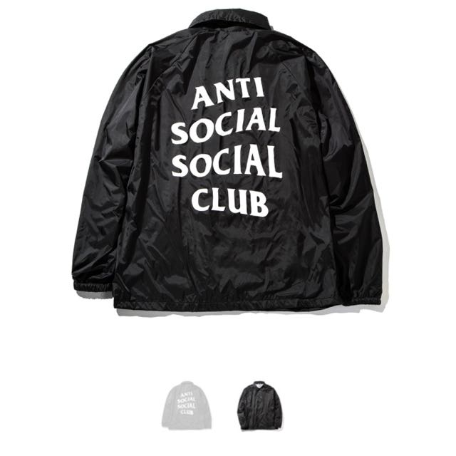 Anti Social Social Club Coach Jacket, Everything Else on Carousell