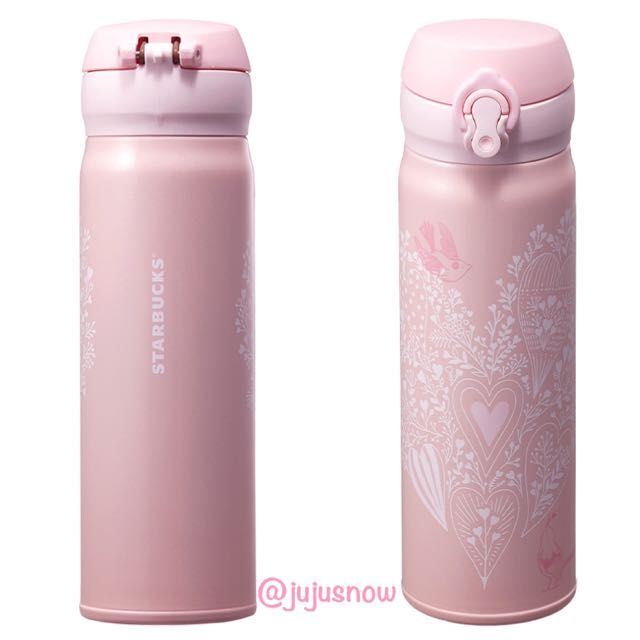 Starbucks pink sales thermos bottle