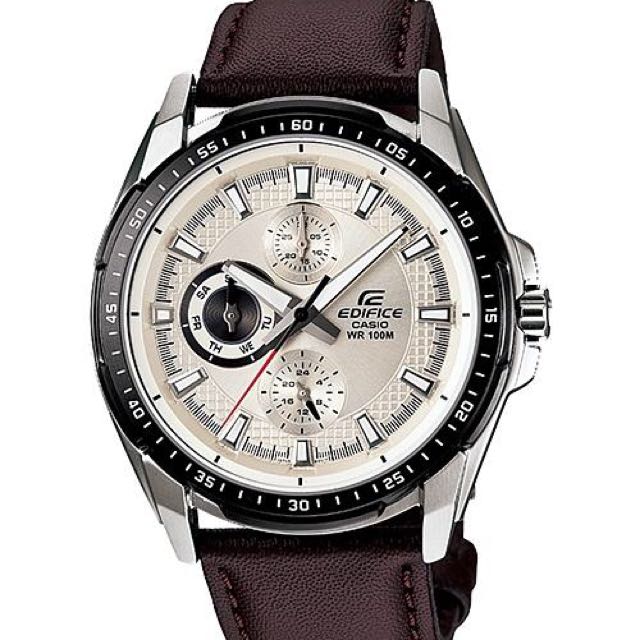 edifice leather band