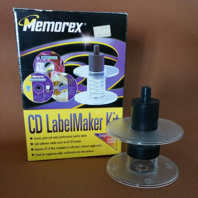 Cd Label Maker Kit Electronics On Carousell - Cd label maker kit