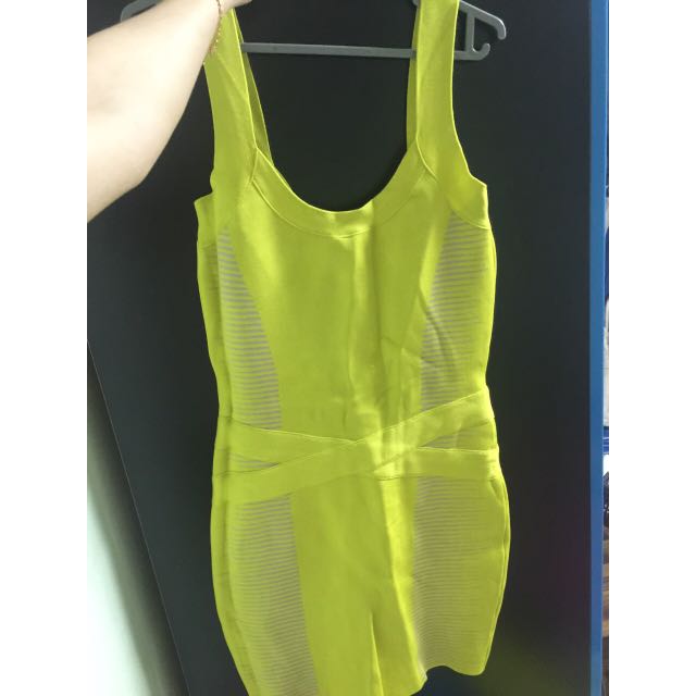 marciano yellow dress