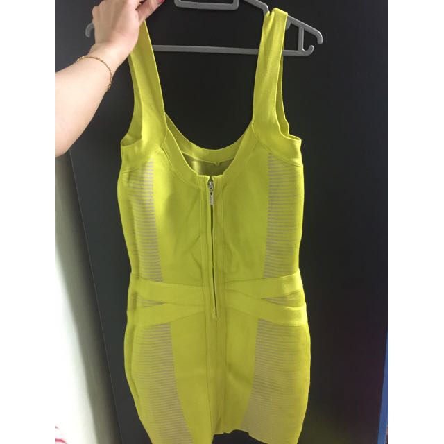 Marciano top yellow dress