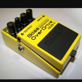 Boss Pedal Bass Overdrive(Used)