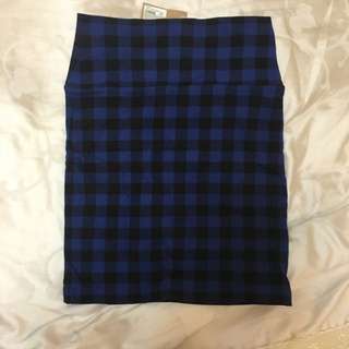 Forever21 高腰 貼臀 窄裙 全新 藍黑 類似 Betshaka H&m Zara