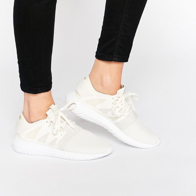 adidas Originals Black Tubular Viral Trainers us5.5