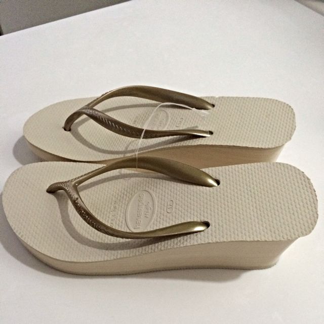 Havaianas high fashion beige sale