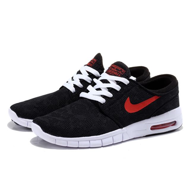 sb stefan janoski max black and red