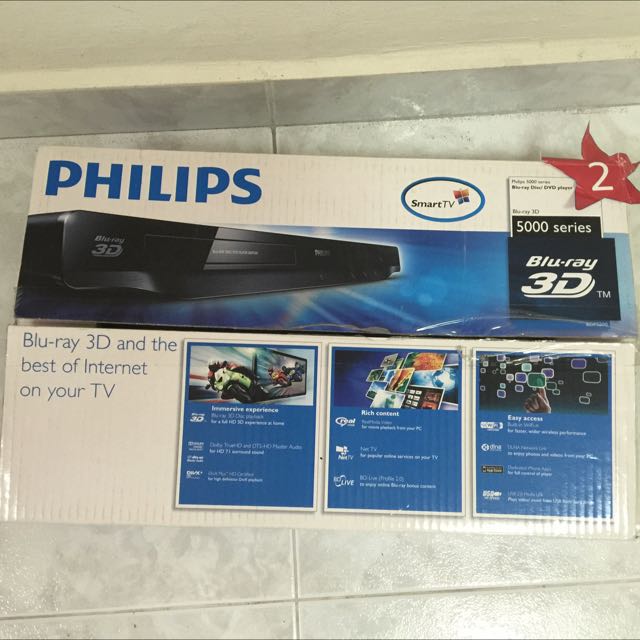 Philips Blu Ray 3d 5000 Series Blu Ray Dvd Player Home Appliances On Carousell