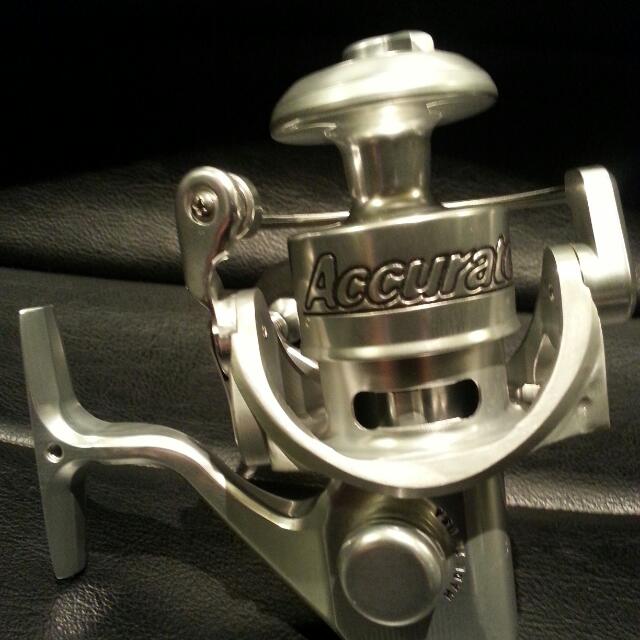 Accurate SR6 Spinning reel, Use Once At Freshwater, Condition At least  Above 9.5-10, Reel With Full Box