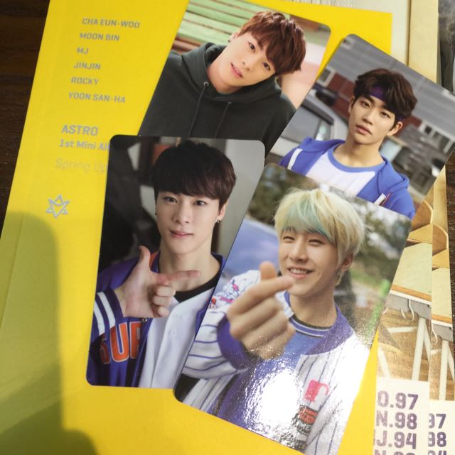 Astro Spring Up Photocards Entertainment K Wave On Carousell The album was released digitally and physically on february 23, 2016 by fantagio. astro spring up photocards