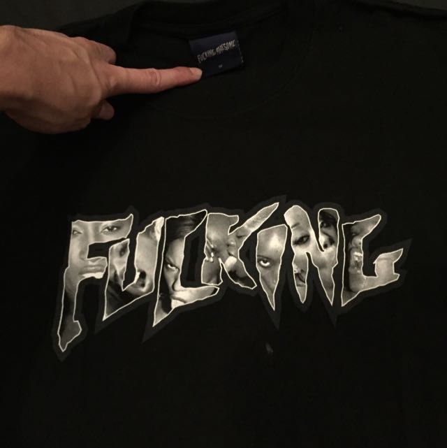 Fucking Awesome - FUCKING AWESOME PORN TEE M, Men's Fashion on Carousell