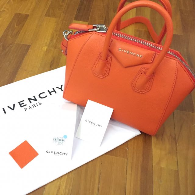 Givenchy antigona orange sales