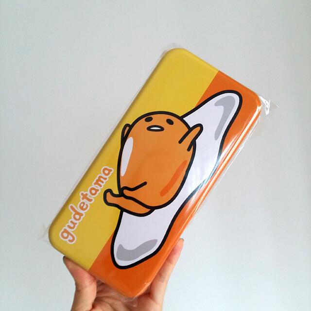 Kawaii Gudetama Pencil Box, Stationery Case For School Students