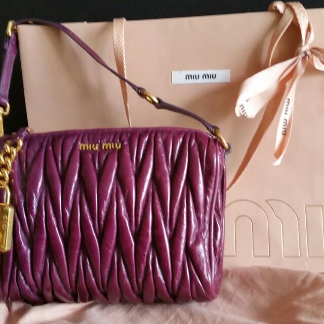 Reserved! Authentic ( Lost Receipt, Come With Dustbag) Purple Colour ...