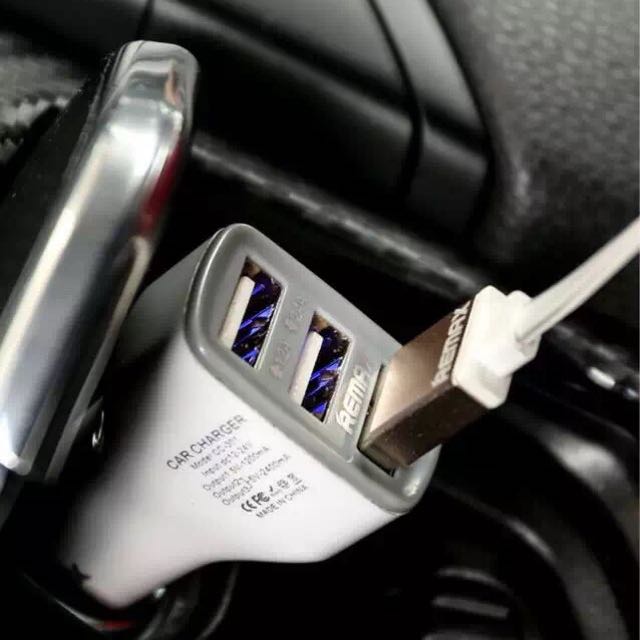 ORIGINAL REMAX 3 USB PORT 3.6A In Car Charger, Computers & Tech, Parts