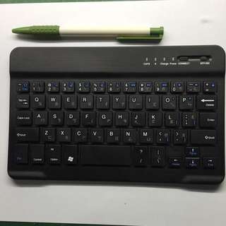 藍芽鍵盤 /小型超薄好攜帶/手機平板適用/有注音中文