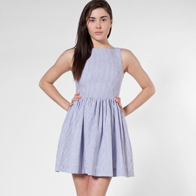 American apparel striped dress store