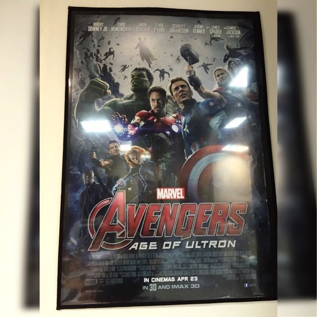 Avengers Age Of Ultron Movie Poster Authentic Design Craft Art Prints On Carousell