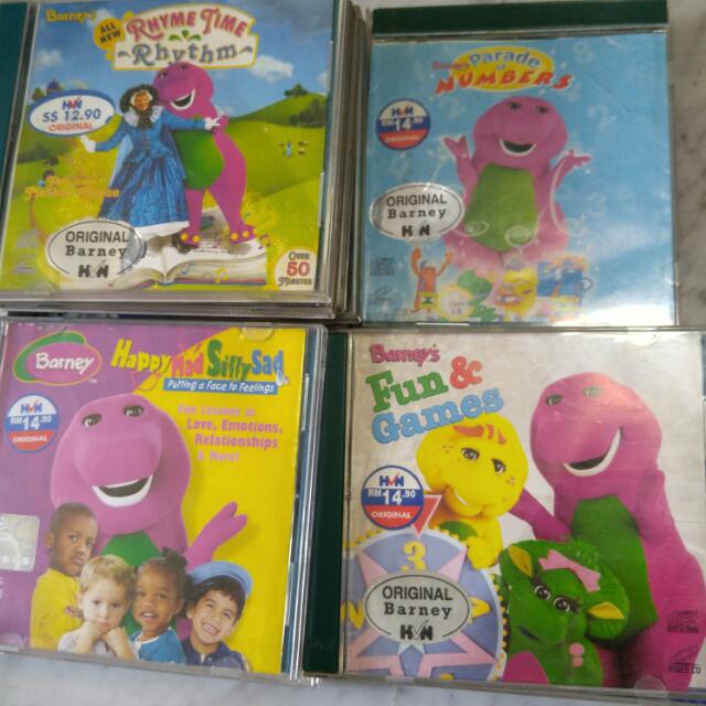 Barney VCD Aprox 23pcs, Hobbies & Toys, Toys & Games on Carousell