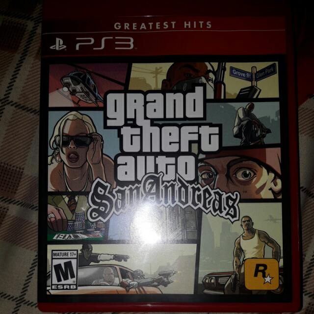 gta san andreas ps3 for sale