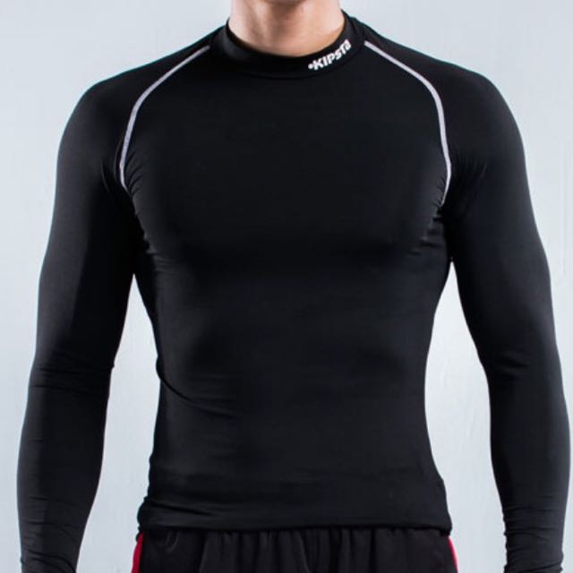 Long sleeves Top Compression by Kipsta 